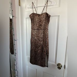 Cheetah print dress
